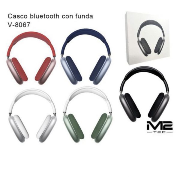 Cascos inalámbricos con funda
