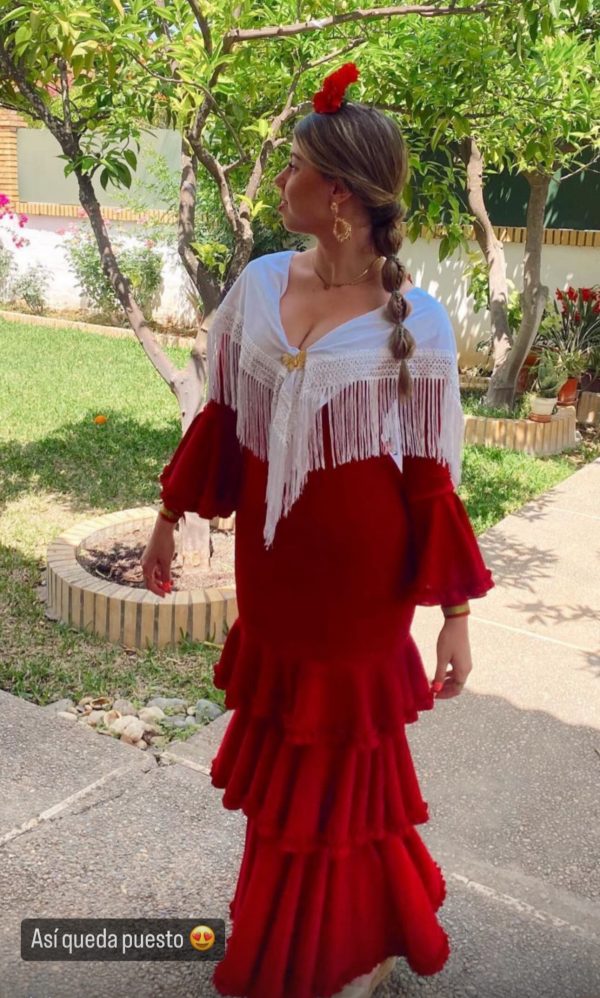 Traje de flamenca Macarena - Imagen 2