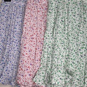 Falda pantalón flores