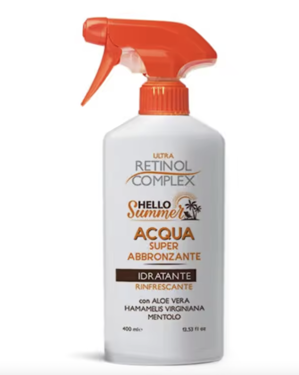 Agua bronceadora retinol complex