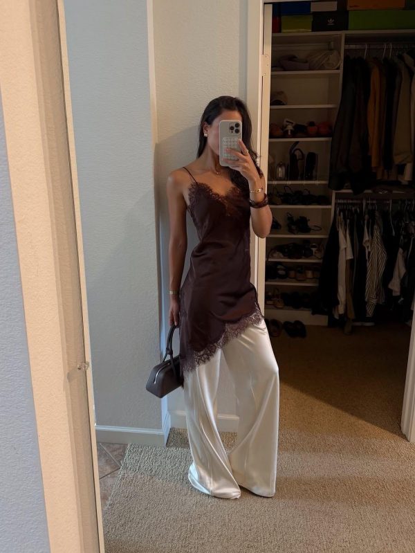 Vestido encaje asimetrico - Imagen 4