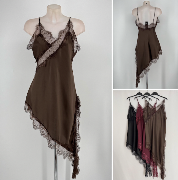 Vestido encaje asimetrico - Imagen 6
