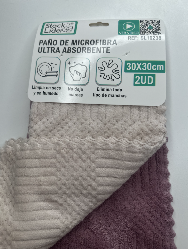 Paño de microfibra ultra absorbente