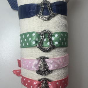 Pulsera tela Virgen del Rocío