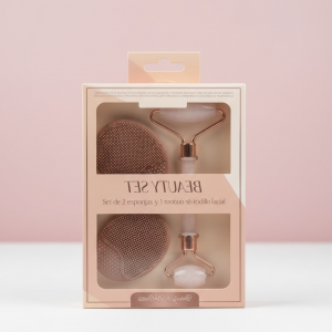 Set rodillo facial y esponjas