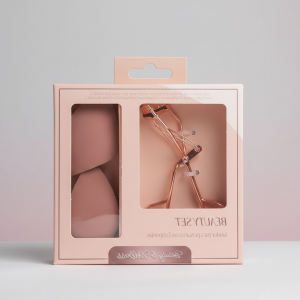 Set rizador de pestañas y esponjas limpiadoras